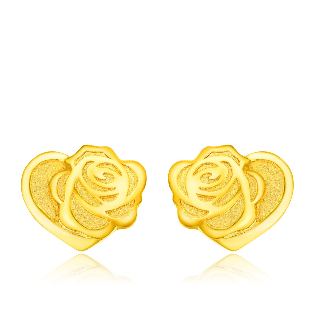 Pure on sale gold earrings