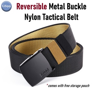 High Quality K letter belts men slide buckle 3.3cm wide black