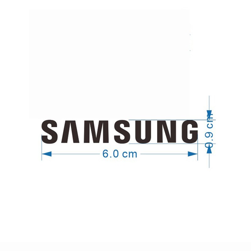 samsung logo metal sticker Samsung logo sticker laptop monitor chassis ...