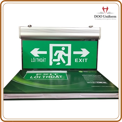 2way emergency exit light Genuine Fire Prevention Equipment Shopee