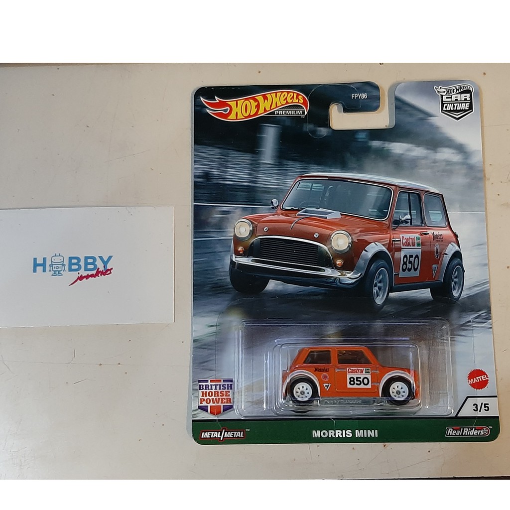 Hot Wheels Morris Mini Cooper Tiger Rally – Rare, échelle 1:64, Occasion