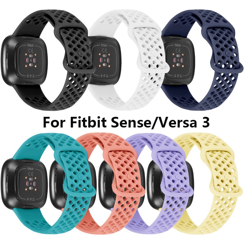 Straps Compatible with Fitbit Sense Fitbit Versa 3 Soft TPU