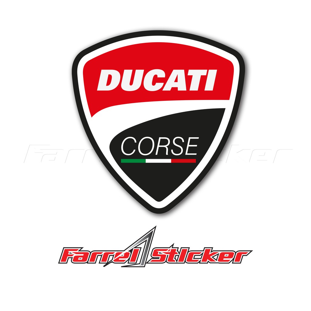 Ducati logo Sticker logo Sticker | Shopee Singapore