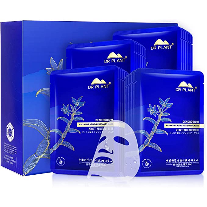Dr Plant Mask AntiAging Dendrobium Activating AgingResistance 10pcs