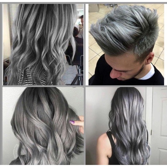 011 ash grey fruity hair color Gray hair Care Puree Fruit Acid hair Dye