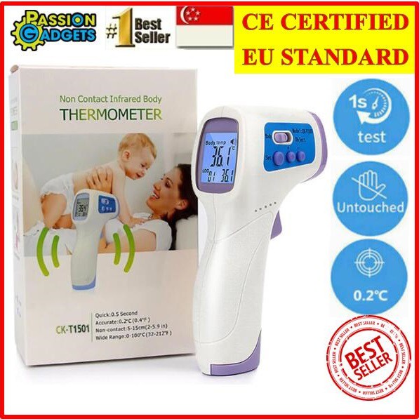 CK-T1501 Infrared Forehead Thermometer Digital Non Contact Thermometers ...