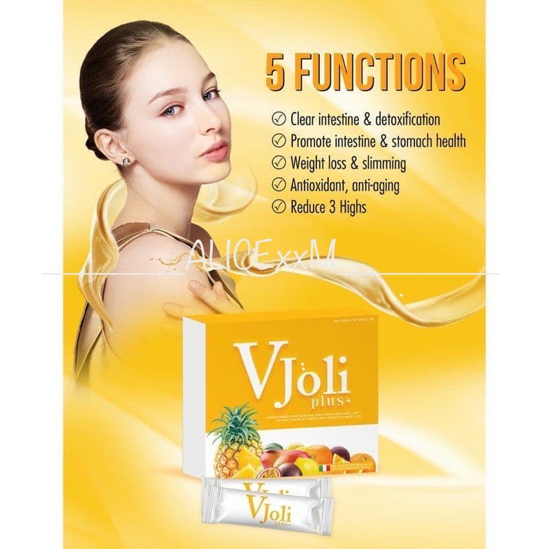 VJOLI PLUS ! NEW Version Detox Fruity Drink (3 Box Full Program