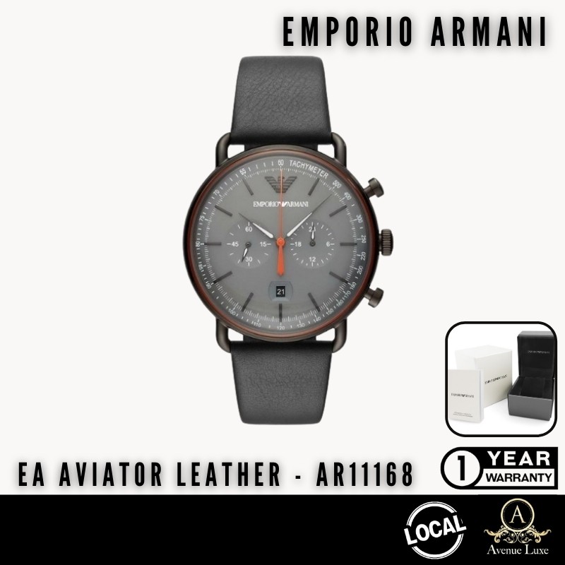 SG Emporio Armani AR11168 Aviator Chronograph Mens Watch