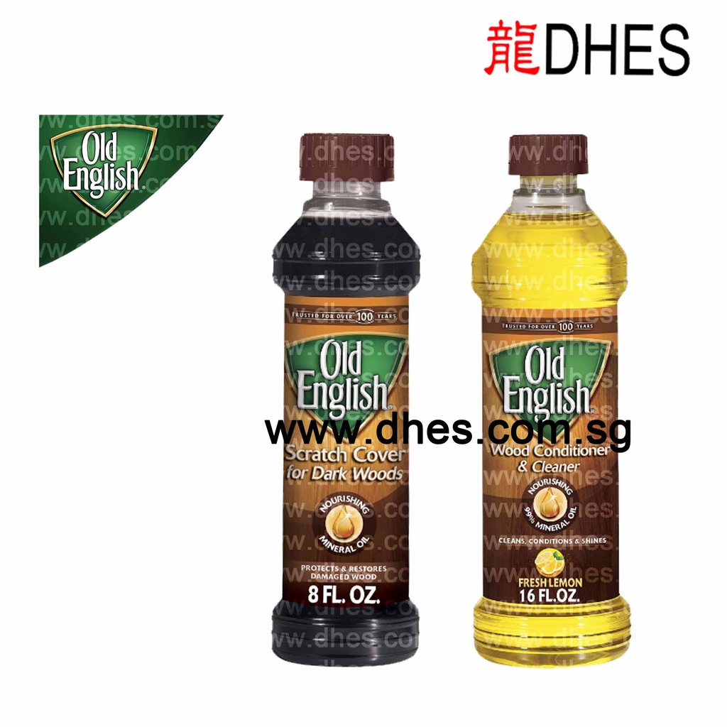 Old English Wood Conditioning Protecting Lemon Oil 473ml Wood Scratch