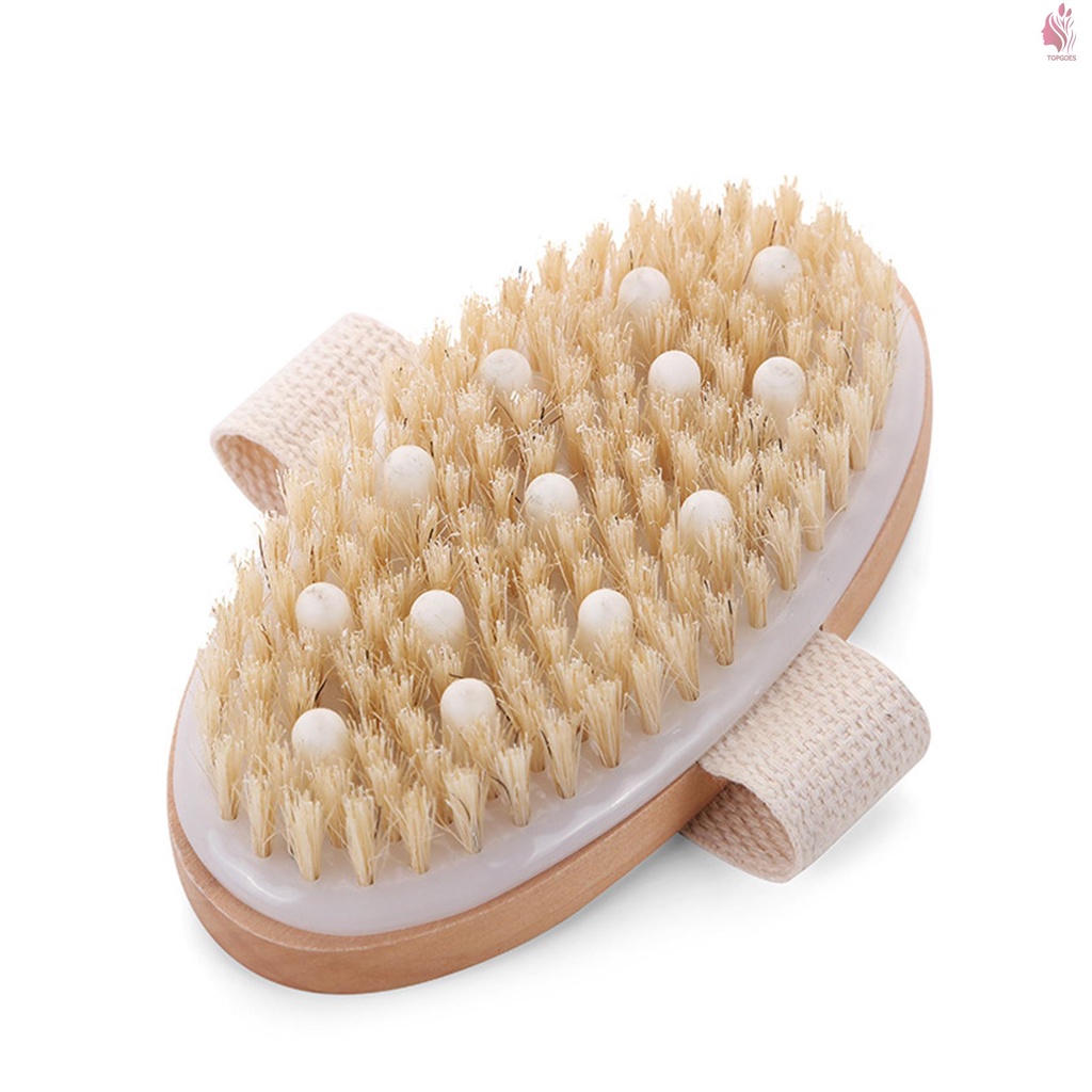 Massage Body Brush Wet or Dry Brushing Body Exfoliating Bath Brush