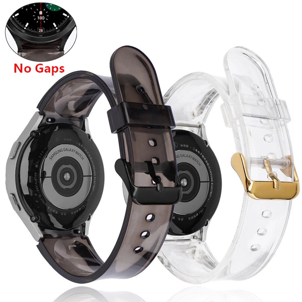 Transparent Band for Samsung Galaxy Watch 4/Classic/46mm/42mm/40mm