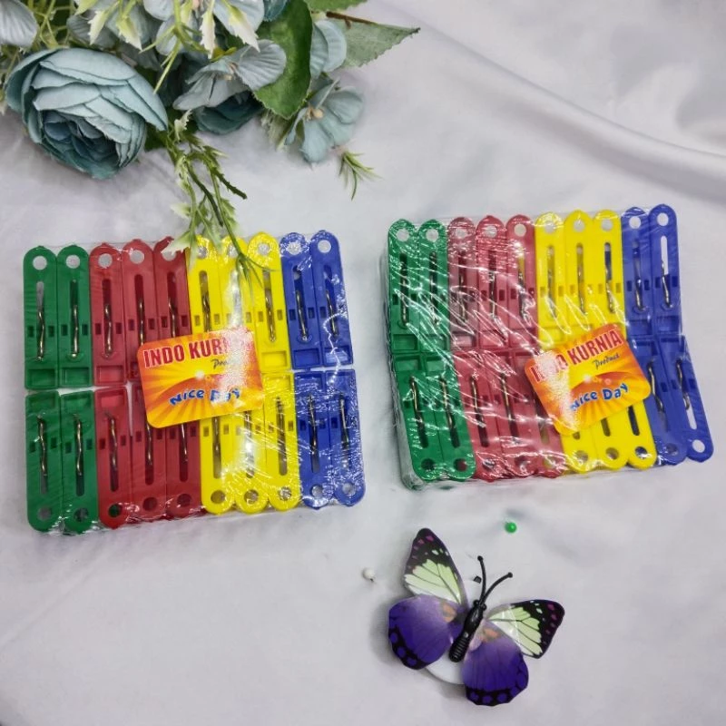 Jepit Baju Warna Produk Bagus Jepit Jemuran Isi 20pcs Jepit Jemuran Murah