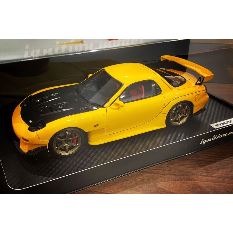 1:18 iG IGNITION MODEL 1/18 INITIAL D REDSUN MAZDA RX7 FD3S RE AMEMIYA ...