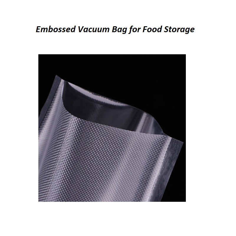 Embossed Vacuum Plastic Bag for Food Storage / Marinate [50pcs/pack