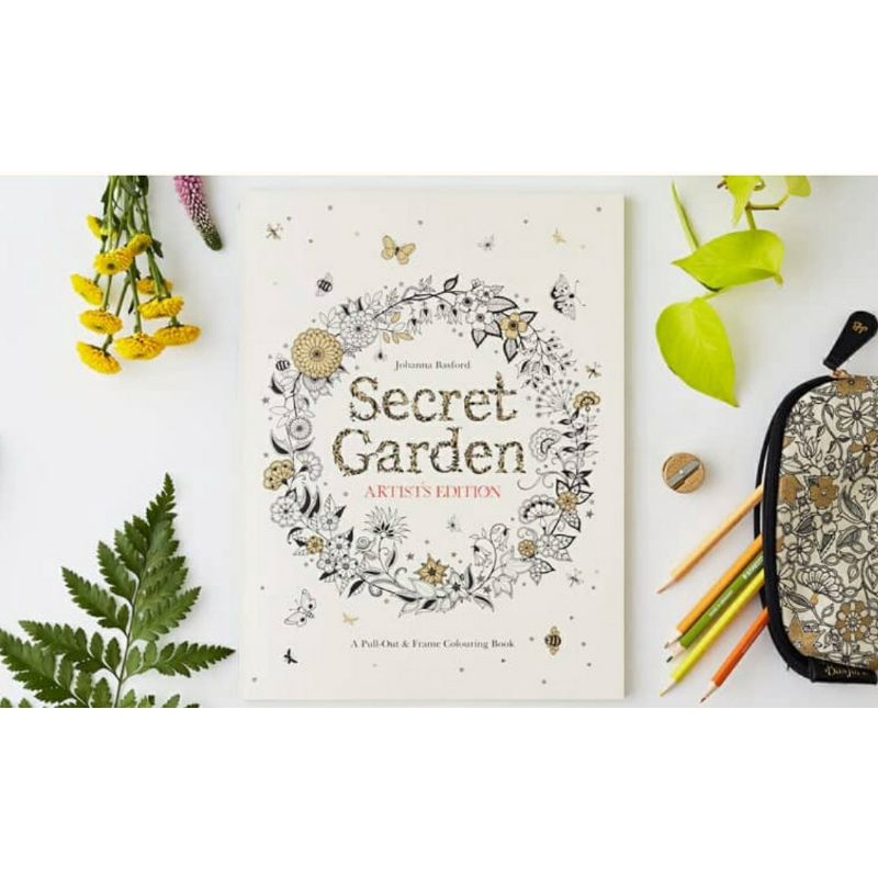 Secret GARDEN ARTIST EDITION Adult Coloring book IMPORT JOHANNA