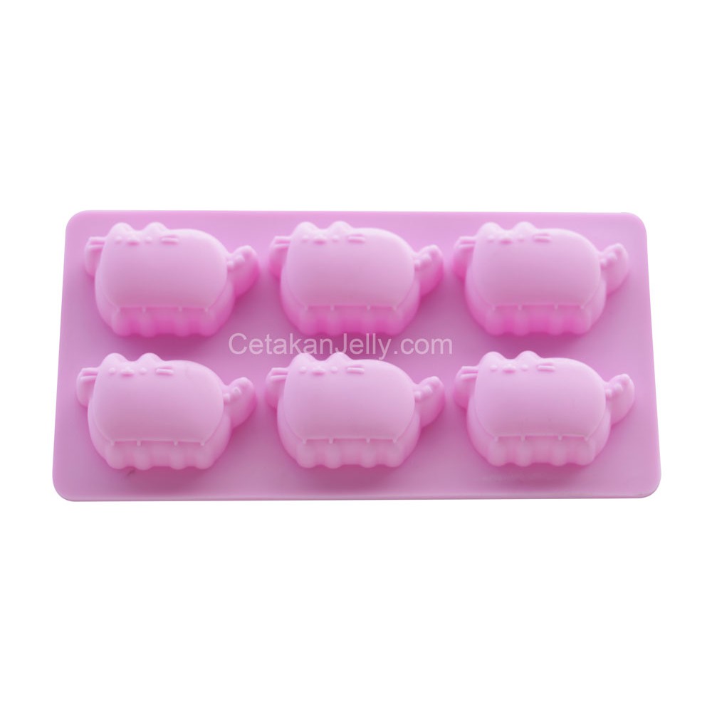 Cj Silicone Mold Chocolate Pudding Pusheen The Cat | Shopee Singapore