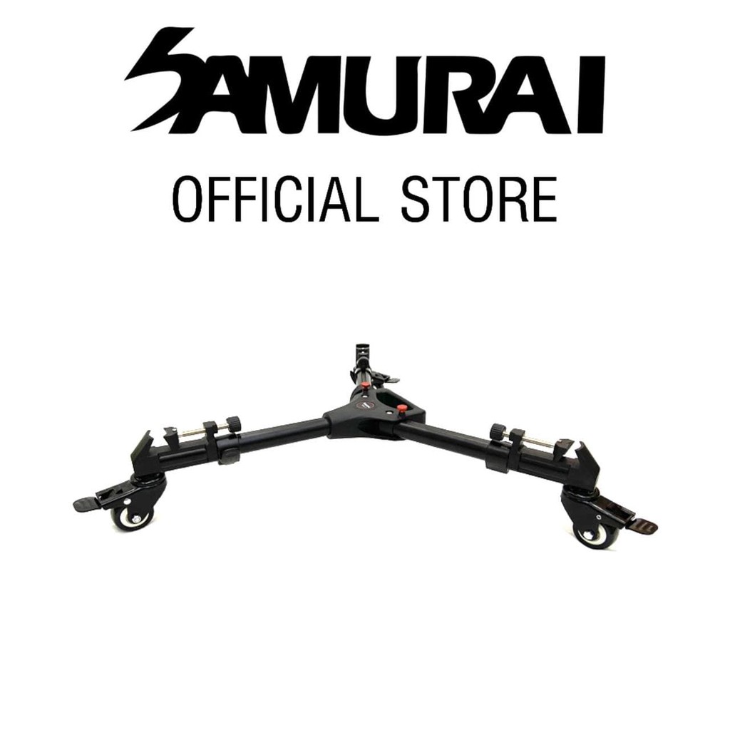 Samurai DSLR Professional Camera Tripod Wheel Pulley Roller Dolly