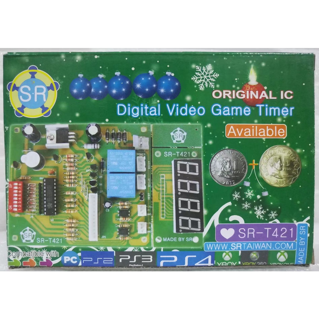 Pisonet Timer Digital Video Game Timer/Arcade Timer/SR-T421 T421 T-421 ...