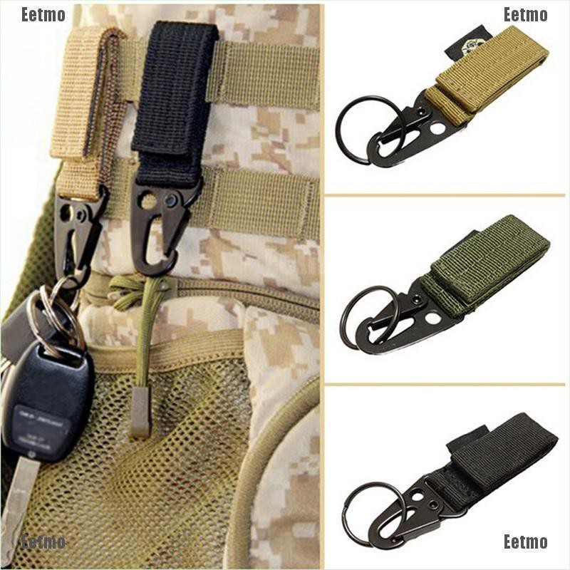 2PCS Military Tactical Hanging Buckle Molle Nylon Webbing Belt