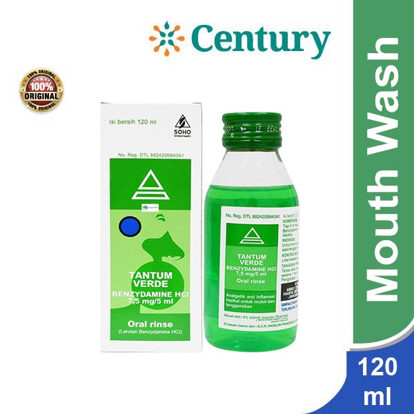 Tantum Verde Oral Rinse 120 ML / Perawatan Mulut / Mouth Wash