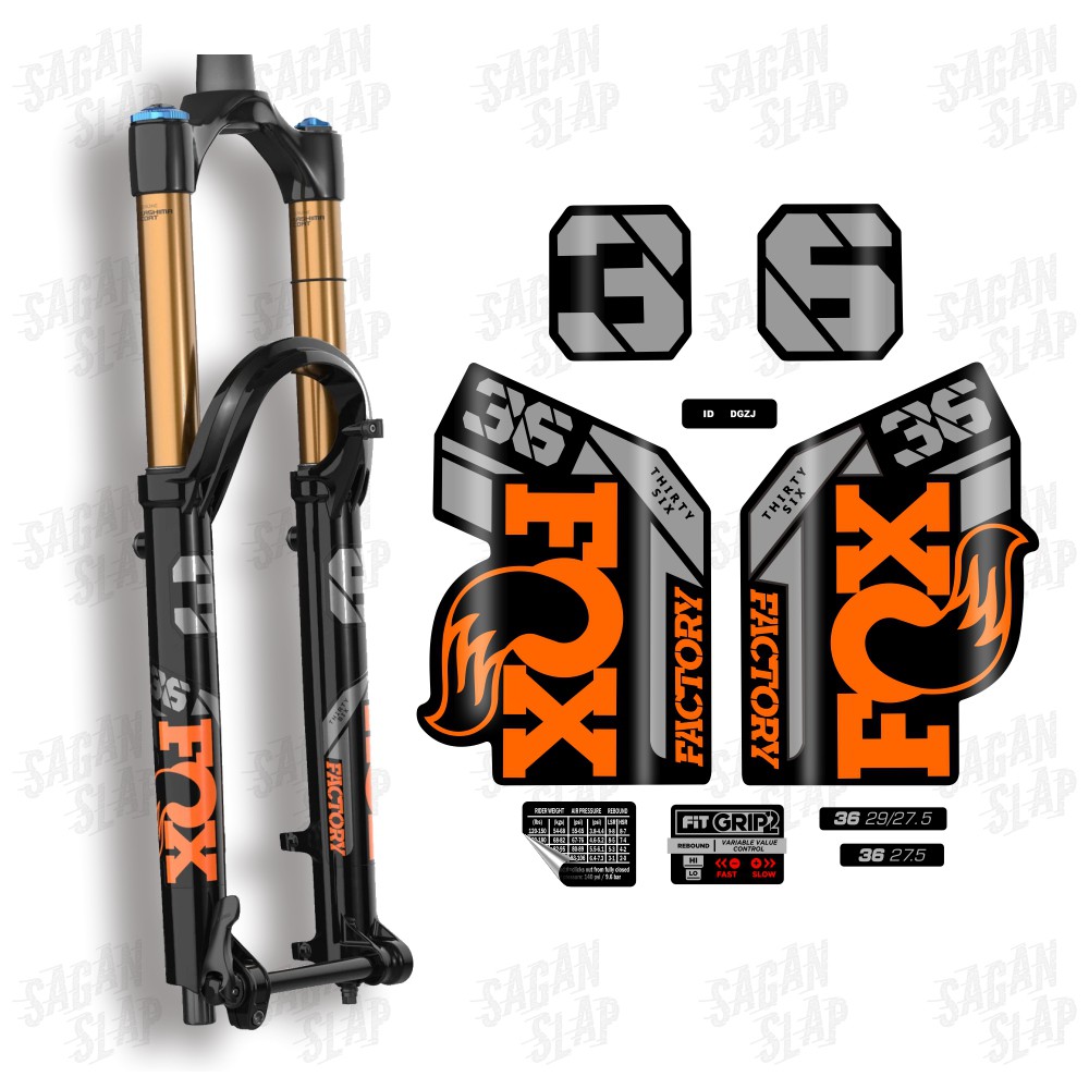 Fox Factory 36 2021 Decal Fork Sticker Shopee Singapore