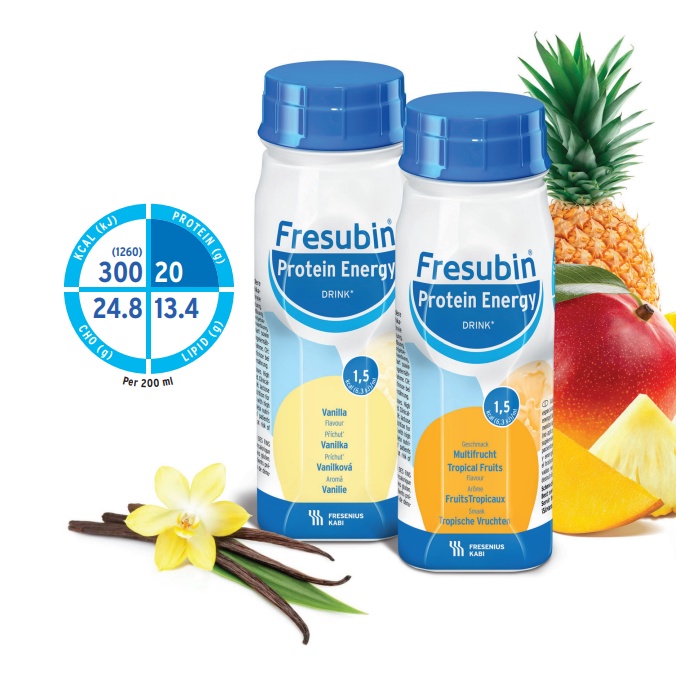 Fresubin Protein Energy (200ml x 24btls) Vanilla/Fruits Shopee