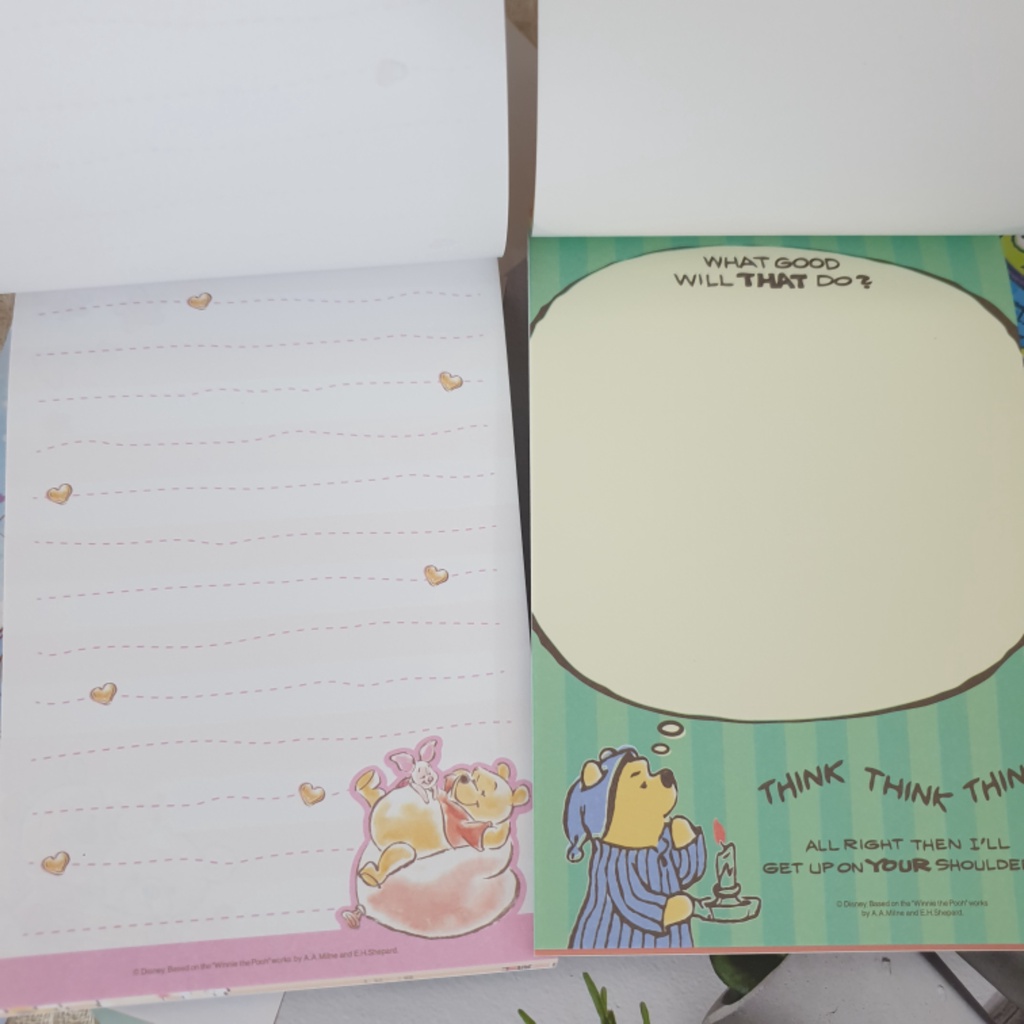 Disney 50k Notebook Pooh Note Paper Mickey The Little Mermaid Portable ...