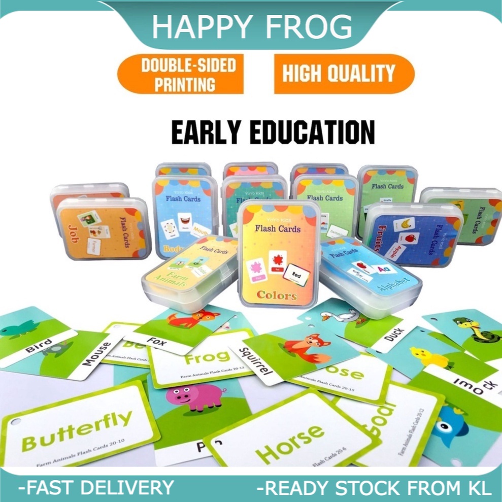 30PCS Flash Cards for Kids Flash Card Set Flash Card for Baby