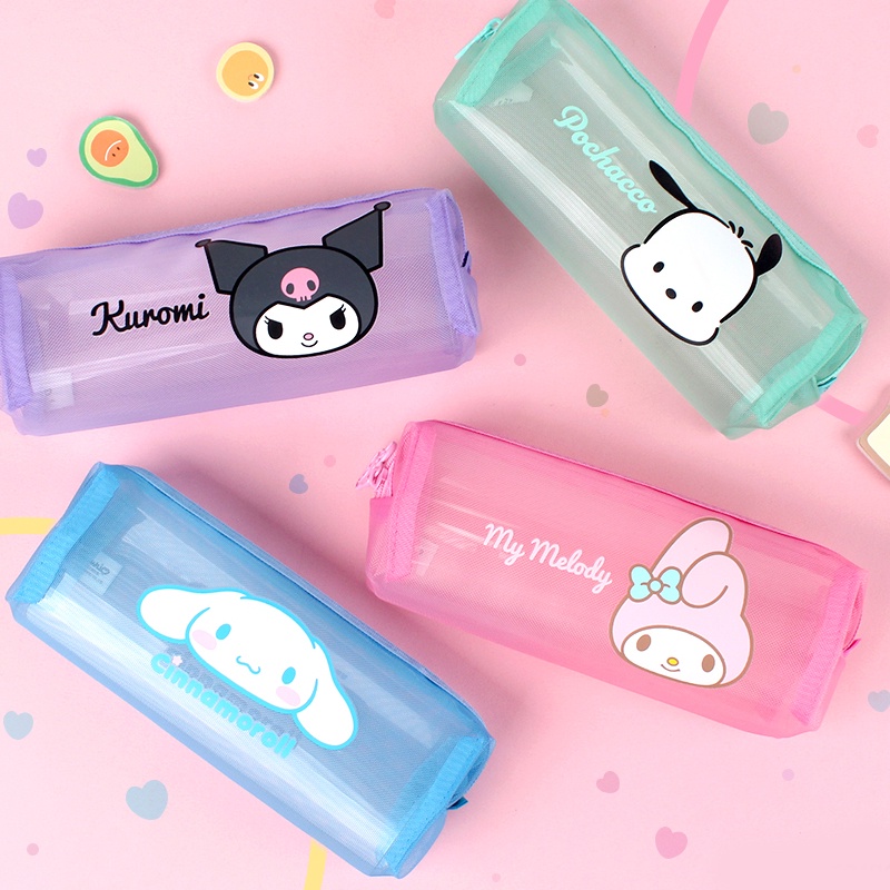 [LAST STOCK] Sanrio Characters Mesh Transparent Pencil Case My melody ...