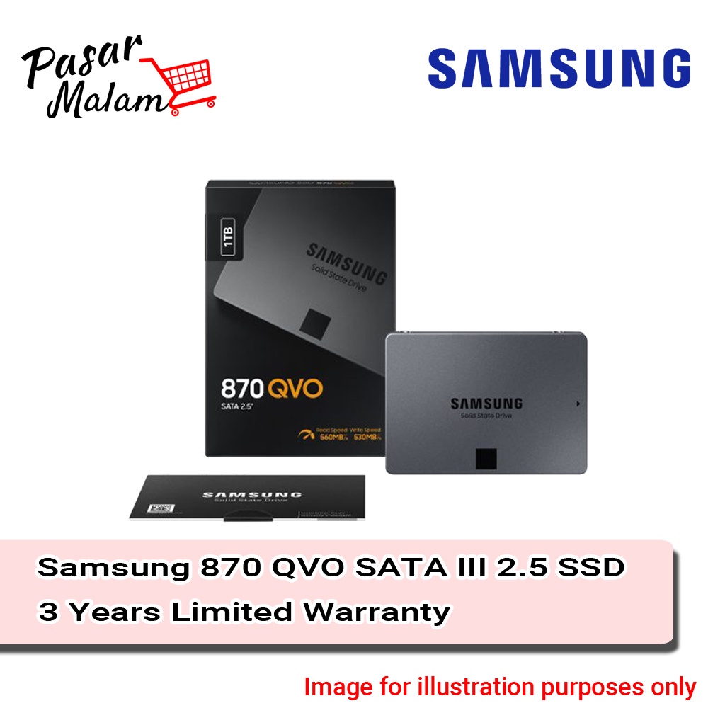 Samsung SSD 870 QVO SATA III 2.5 inch 1TB / 2TB / 4TB | Shopee