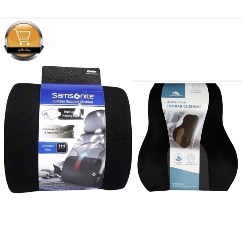 Samsonite High Sierra Lumbar Support Cushion Shopee Singapore