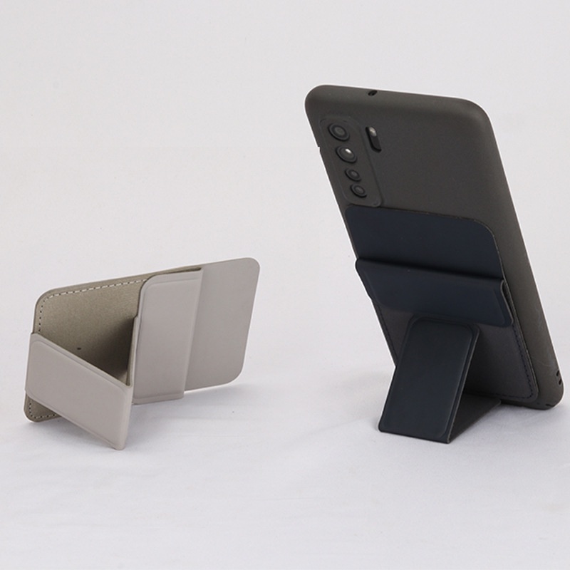 Stand Iphone12 13 Pro Max Mini Leather Case Mobile Phone Magnetic Card Holder New Magnetic Protective Cover