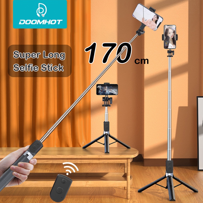 DoomHot Selfie Stick Tripod M Long Phone Tripod Wireless