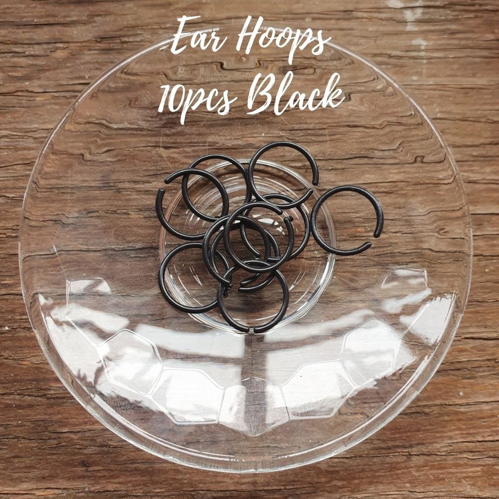 [SG Stocks] Plastic Ear Sticks, Ear Hoops, Anti Allergy Ear Stick