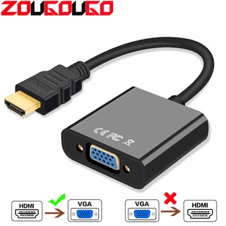 1080P Full HD VGA to HDTV-compatible Converter Adapter Cable with Audio  Output VGA HD Adapter for PC laptop to HDTV Projector