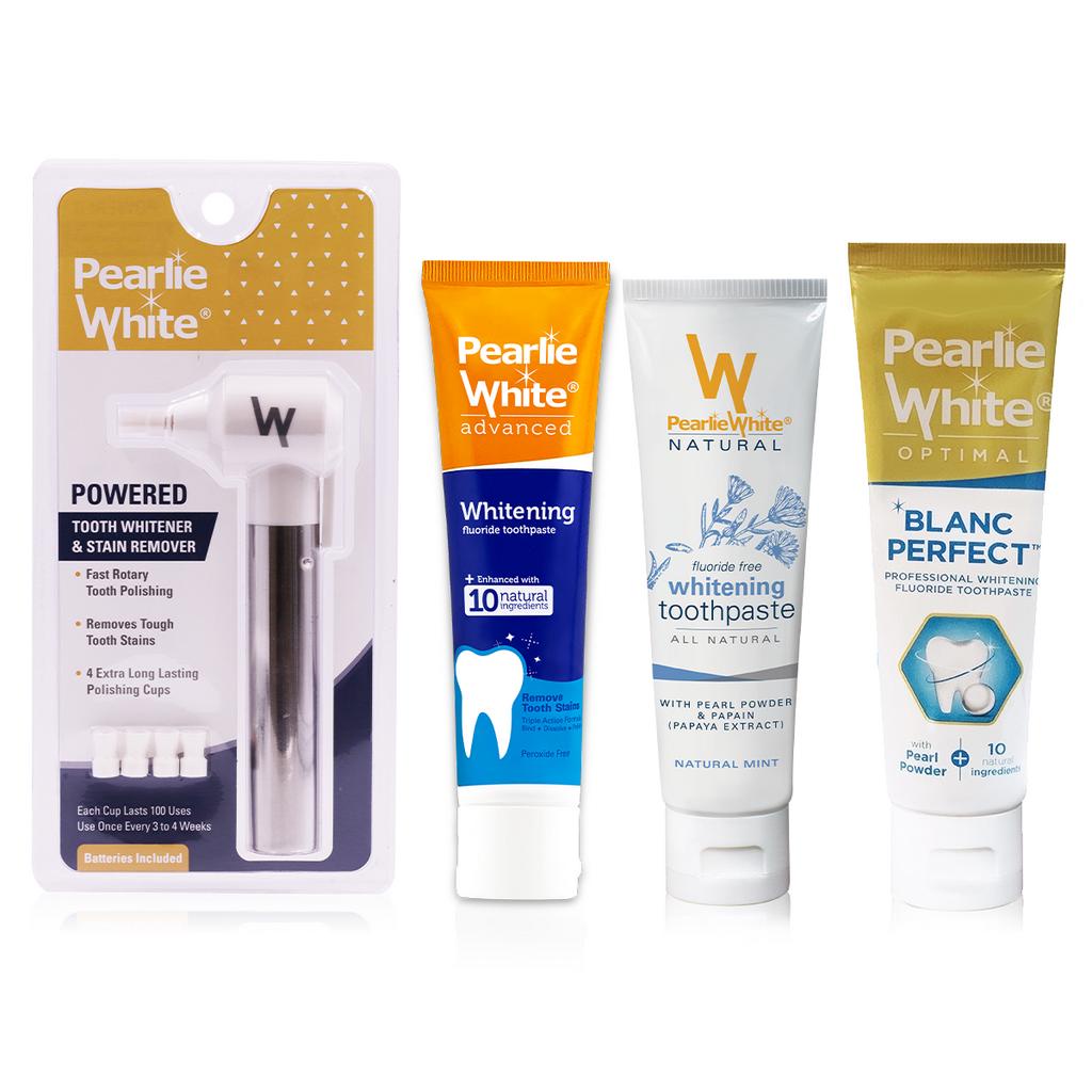 [Whitening Kit] Pearlie White Powered Tooth Whitener & Stain Remover ...