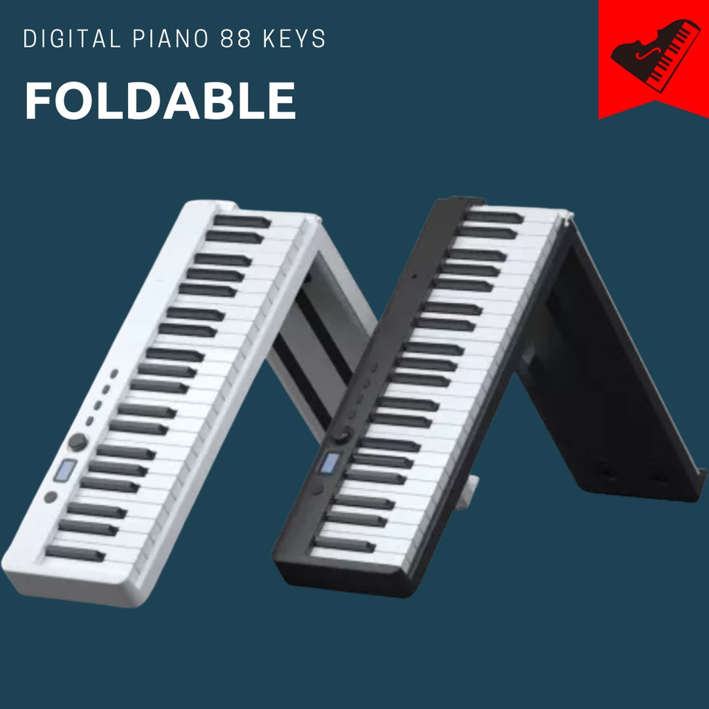 Finechord BX20 Foldable Piano (digital piano with 88 keys) travel
