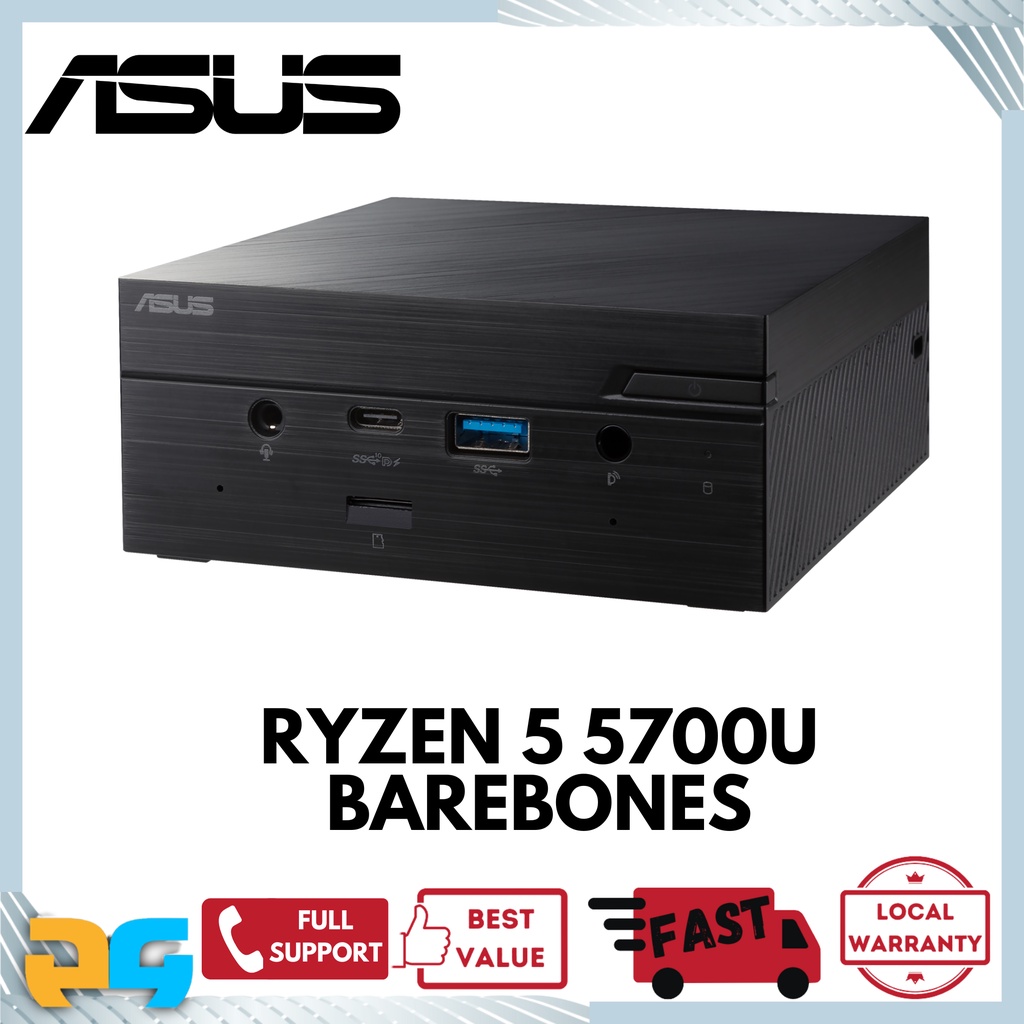 ASUS PN51 Mini PC Small Form Factor Desktop Computer DIY AMD Ryzen 5