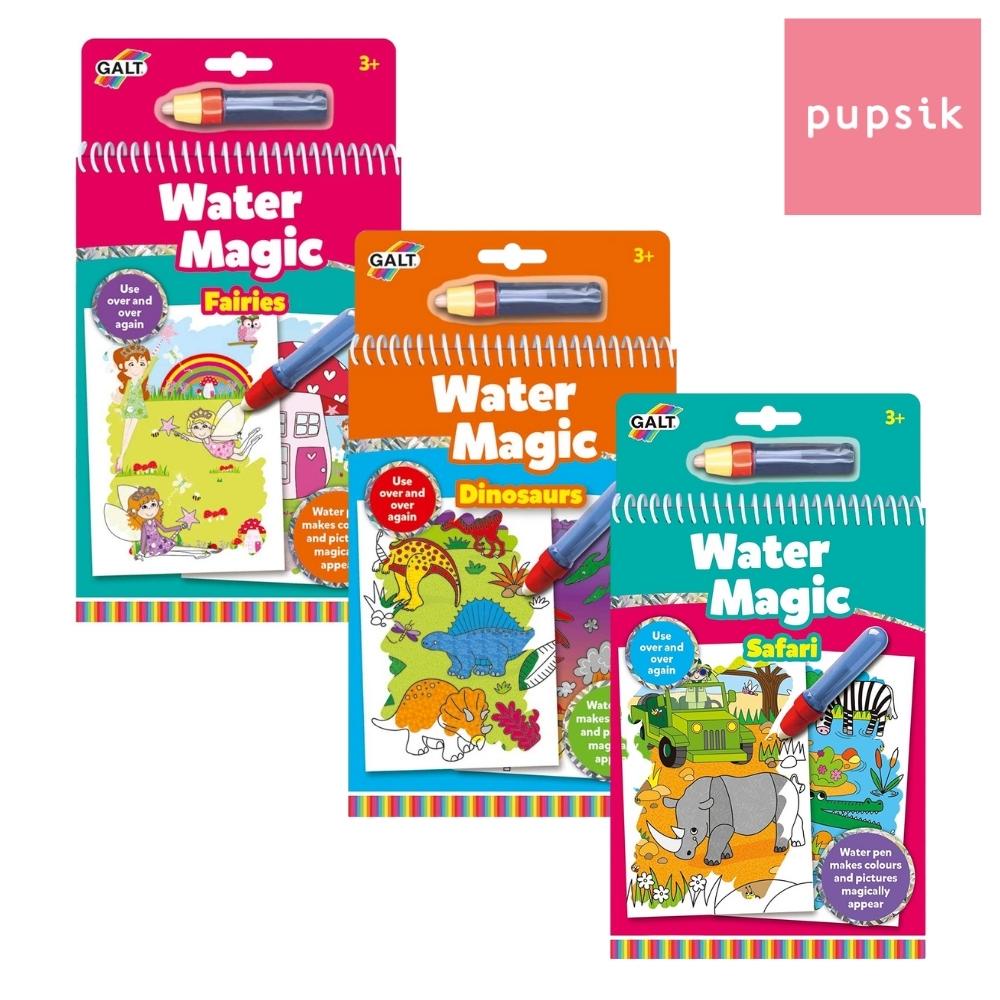 Libro Da Colorare Riutilizzabile Con Acqua Per Bambini - Set Magico Con Pagine Che Si Colorano A Contatto Con L'Acqua, Gioco Creativo E Pulito, Senza Macchie
