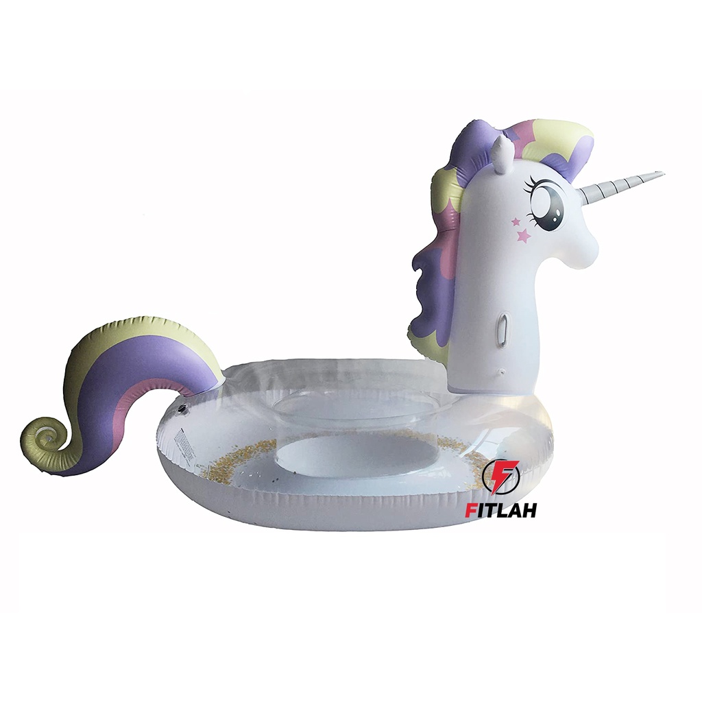 Inflatable Big Giant Huge Unicorn Glitter Pony Float Floats Suitable ...