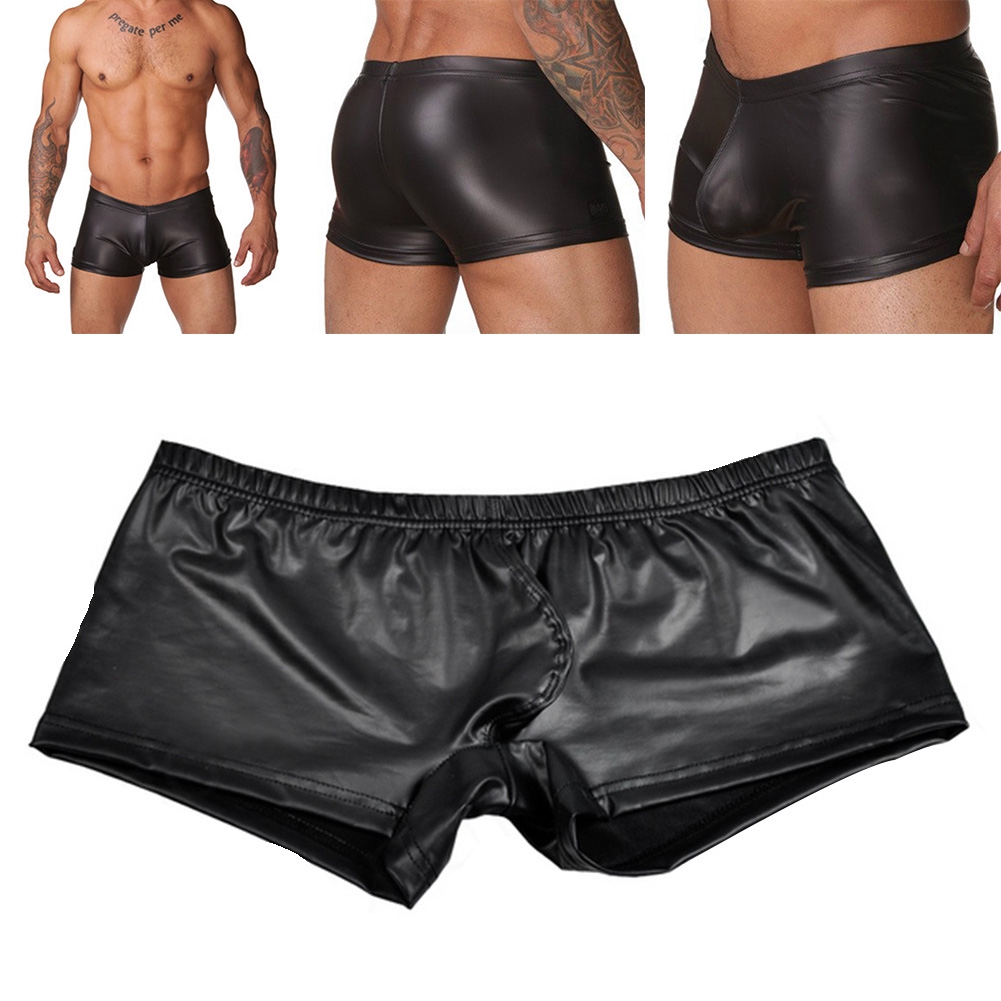 Best Deal for Men's Wet Look Briefs Latex Panties Lingerie Boxer