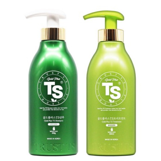 [ TS ] ⚡1+1 Event⚡ Ts Gold Plus Shampoo 500ml + Ts Gold Plus Treatment ...