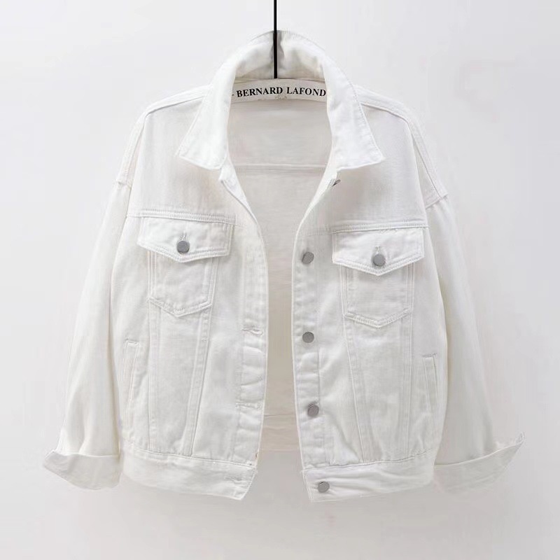 White denim jacket hot sale size 22