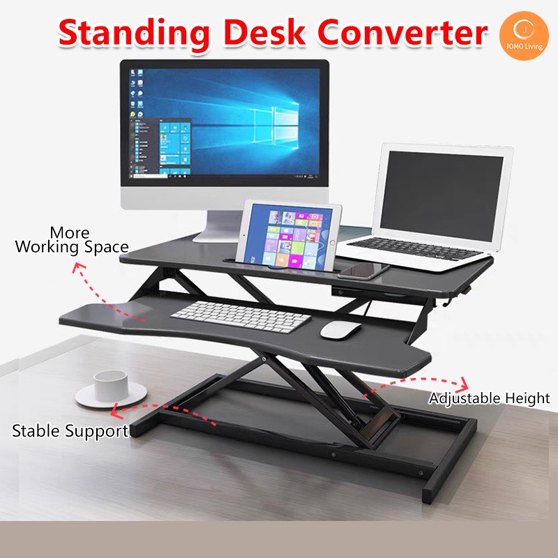 ✅SG Ready Stocks✅ Ergonomic Standing Desk Converter Lifting Laptop table Computer Table