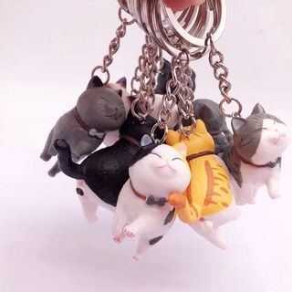 Cute on sale cat keychain