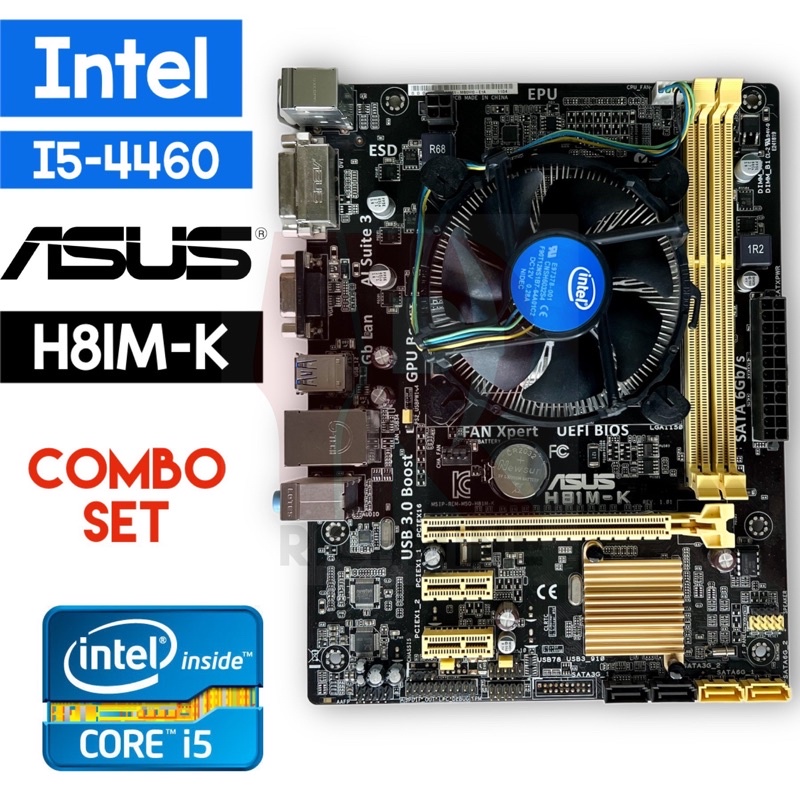 ASUS H81M-E i5 4460 8gbメモリセット Combo Gaming Set I5 4460 ASUS H81M I5 3470 GIGABYTE Outlet