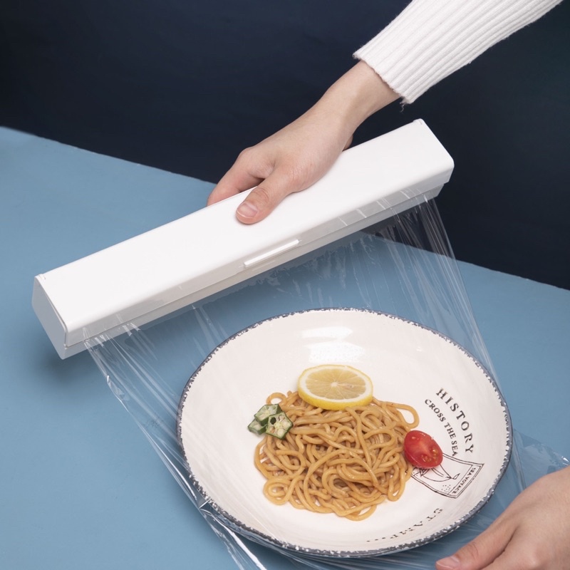 Magnetic Cling Wrap Dispenser Roll Case Wrap Dispenser Cutter ...