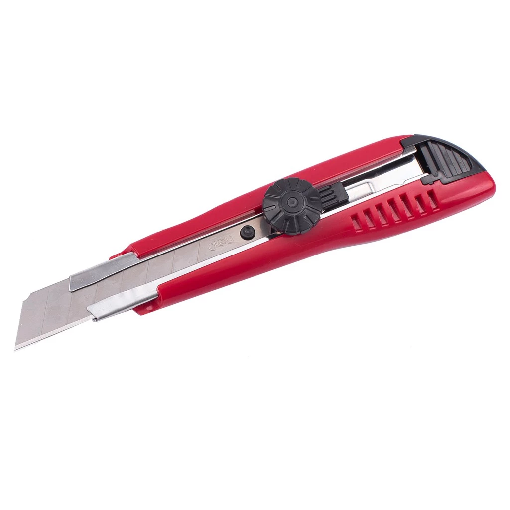 Deli Cutter dengan pisau baja SK5 sistem kunci manual untuk penggunaan yang aman E2043 - Gambar 2