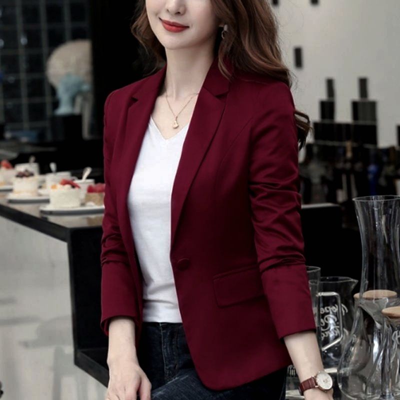 Maroon blazer hot sale for ladies