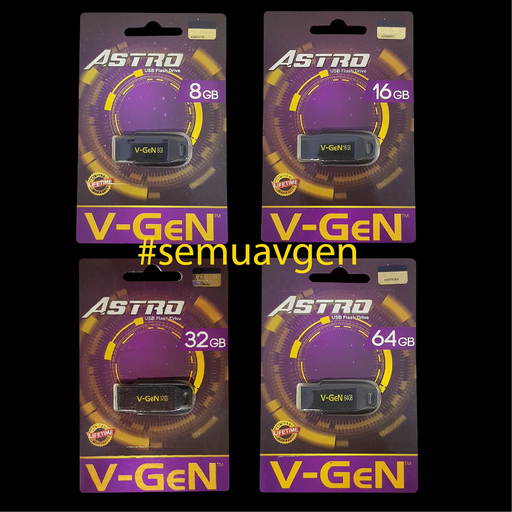USB Flashdisk 8gb 16gb 32gb 64gb 128gb ASTRO / AVATAR Water Proof V-GeN Flash Drive Flash Disk Vgen - Gambar 2